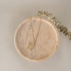 Premium Travertine Jewelry Tray (Oval & Circle)