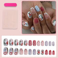 Press-On Acrylic Nail Set Floral & Graphic Easy Apply