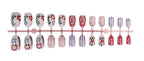 Press-On Acrylic Nail Set Floral & Graphic Easy Apply