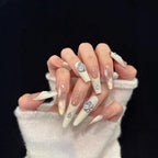 Press-On Gel Nail Tips Gem-Accent Custom Fit