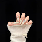 Press-On Gel Nail Tips Gem-Accent Custom Fit
