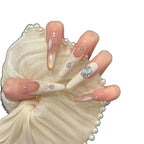 Press-On Gel Nail Tips Gem-Accent Custom Fit