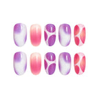Press-On Gel Nails Artistic Patterns Long-Lasting Finish