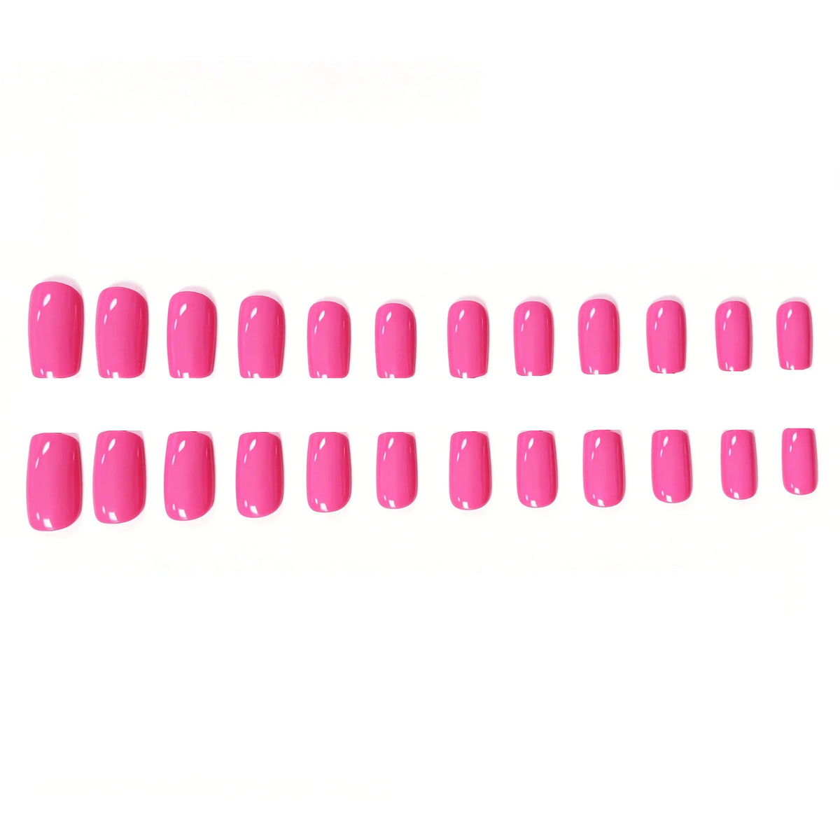 Press-On Gel Nails High-Gloss Mirror Set of 24