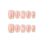 Press-On Gel Nails Intricate Floral Long-Lasting Easy Application