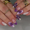 Press-On Gel Nails Kit Floral Long-Lasting Salon-Quality