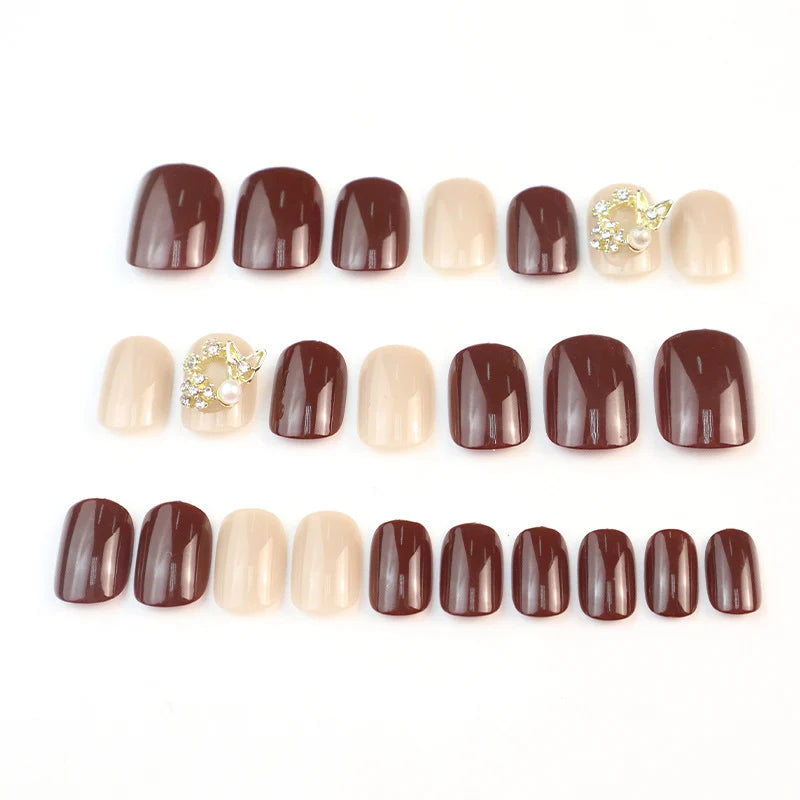 Press-On Nail Art Set Easy Apply Tools & Storage