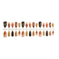 Press-On Nail Art Set Peel-and-Press Vibrant Designs