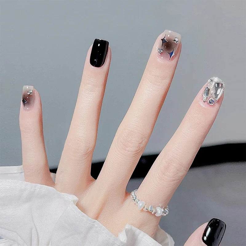 Press-On Nail Art Set Reusable & Easy Application