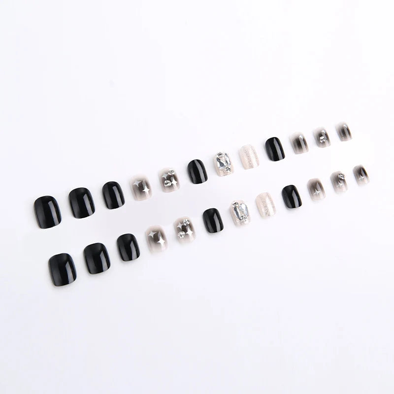 Press-On Nail Art Set Reusable & Easy Application