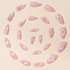 Press-On Nail Extensions 3D Floral Custom Fit & Easy Application
