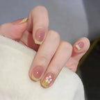 Press-On Nail Extensions Acrylic Floral Easy Apply & Remove