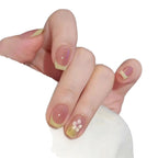 Press-On Nail Extensions Acrylic Floral Easy Apply & Remove