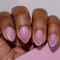 Press-On Nail Extensions Acrylic Glitter Gradient