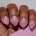 Press-On Nail Extensions Acrylic Glitter Gradient