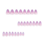 Press-On Nail Extensions Acrylic Glitter Gradient