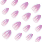 Press-On Nail Extensions Acrylic Glitter Gradient