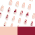 Press-On Nail Extensions Artistic Design Reusable Easy Application