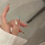 Press-On Nail Extensions Artistic Gradient Reusable & Quick Application