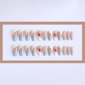 Press-On Nail Extensions Artistic Gradient Reusable & Quick Application