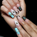 Press-On Nail Extensions Bohemian Floral & Long-Lasting