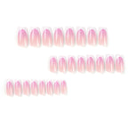 Press-On Nail Extensions Delicate Ombre Cinnabar Easy Application