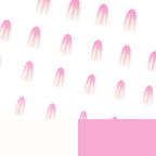 Press-On Nail Extensions Delicate Ombre Cinnabar Easy Application
