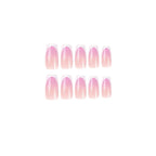 Press-On Nail Extensions Delicate Ombre Cinnabar Easy Application