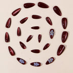 Press-On Nail Extensions Floral Accents Easy Application Long-Lasting Finish