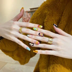 Press-On Nail Extensions Floral Design Easy Application & Comfort Fit