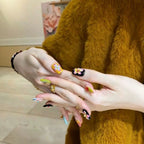 Press-On Nail Extensions Floral Design Easy Application & Comfort Fit