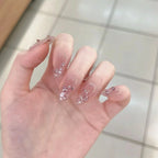 Press-On Nail Extensions Floral Design Lightweight & Comfortable