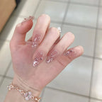 Press-On Nail Extensions Floral Design Lightweight & Comfortable