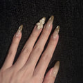 Press-On Nail Extensions Floral Design Lightweight & Reusable