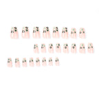 Press-On Nail Extensions Floral Design Reusable & Easy Application