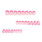 Press-On Nail Extensions Floral Design Skin-Friendly