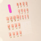 Press-On Nail Extensions Floral Easy Apply Multiple Sizes