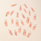 Press-On Nail Extensions Floral Easy Apply Multiple Sizes