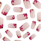 Press-On Nail Extensions Floral Embellished Comfortable Fit