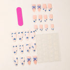 Press-On Nail Extensions Floral Lace Tips & Easy Application