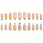 Press-On Nail Extensions Floral Self-Adhesive Set