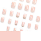 Press-On Nail Extensions French Tip Easy Application Long-Lasting