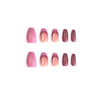 Press-On Nail Extensions Glitter Accent Reusable & Easy To Apply