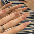 Press-On Nail Extensions Glossy Gel-Look Full-Cover