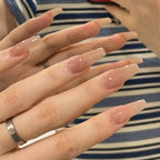 Press-On Nail Extensions Glossy Gel-Look Full-Cover