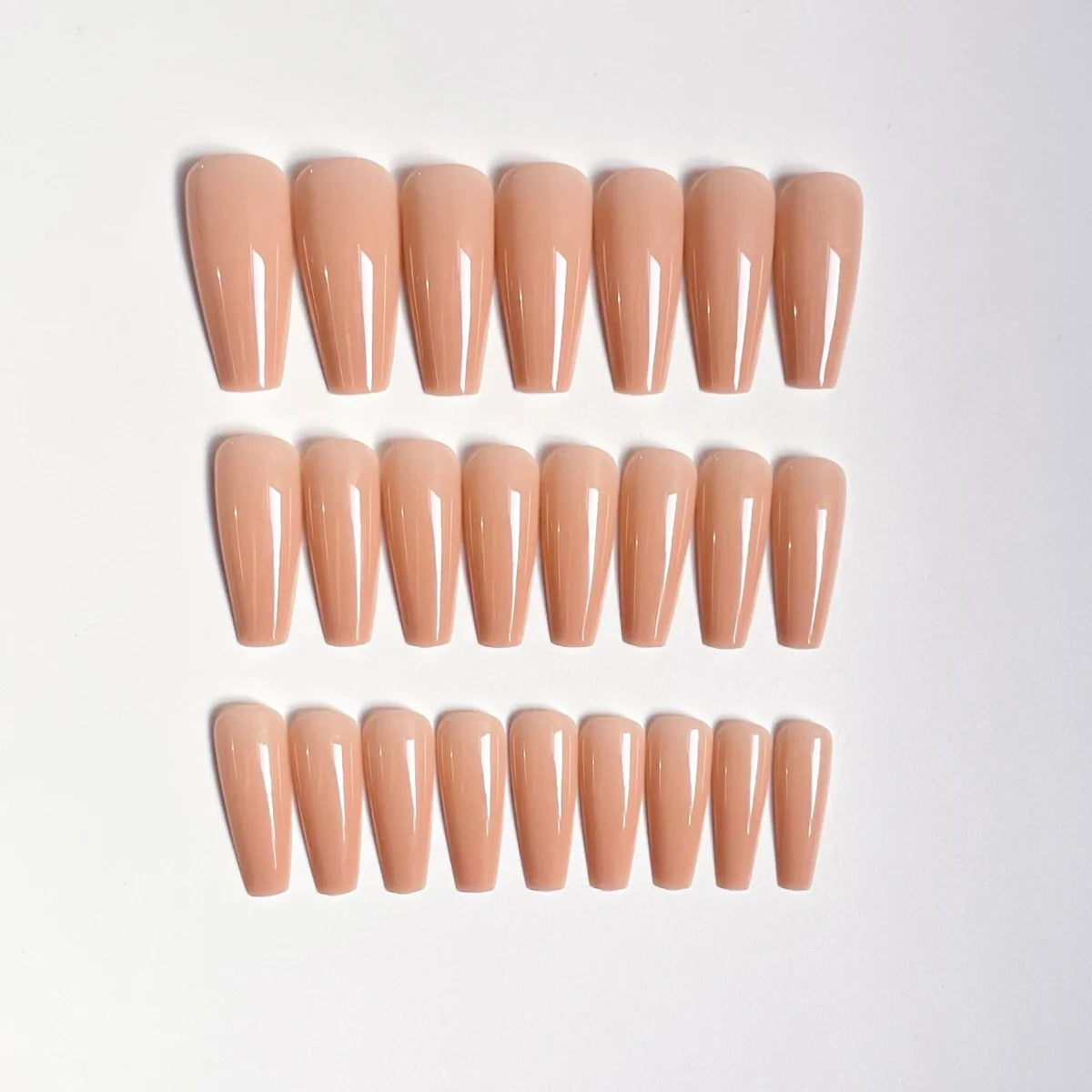 Press-On Nail Extensions Glossy Gel-Look Full-Cover