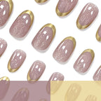 Press-On Nail Extensions Glossy Long-Lasting Set of 24