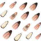 Press-On Nail Extensions Handcrafted Floral & Leopard