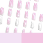 Press-On Nail Extensions Heart Pattern Long-Lasting & Easy Application