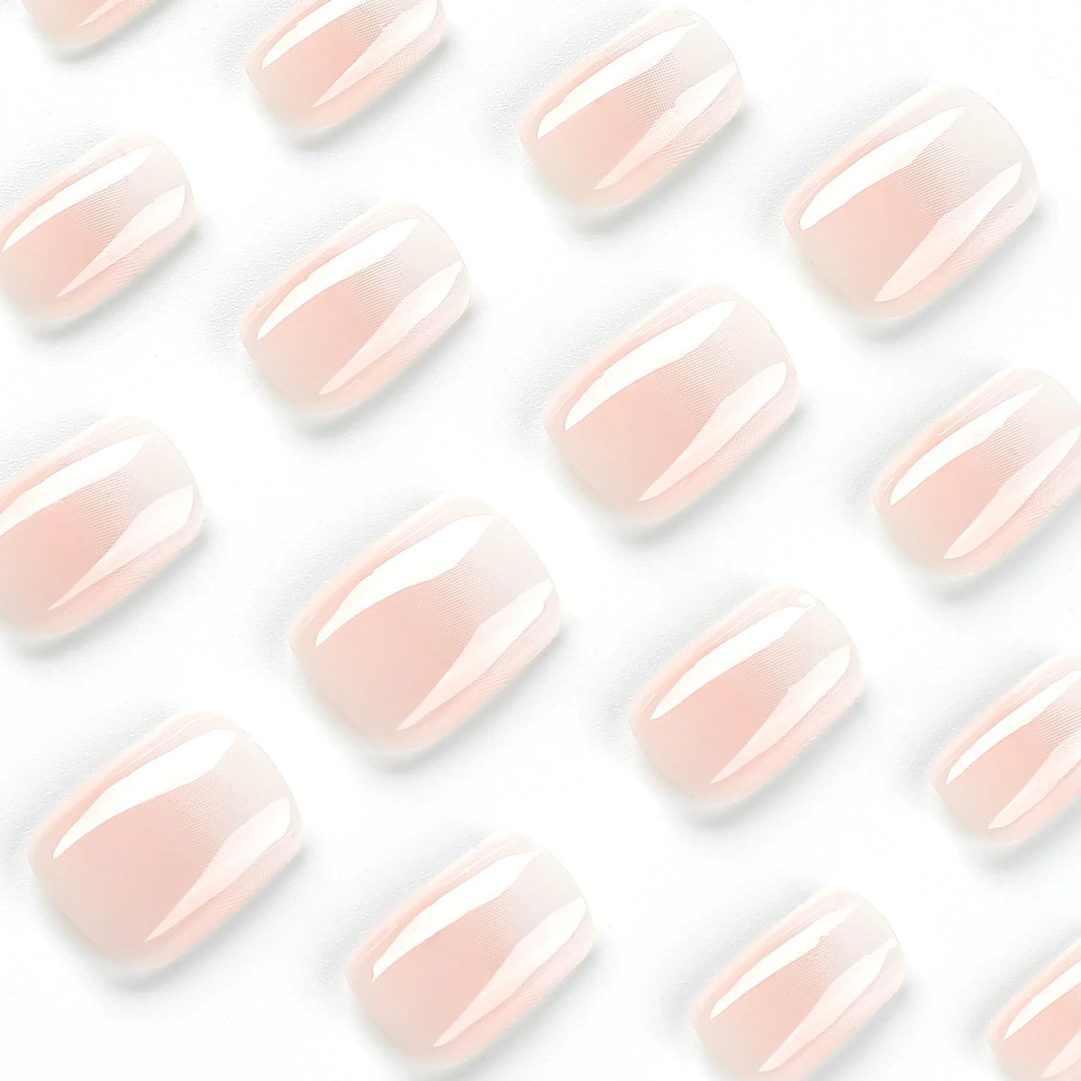 Press-On Nail Extensions Lightweight Acrylic Gentle Gradient